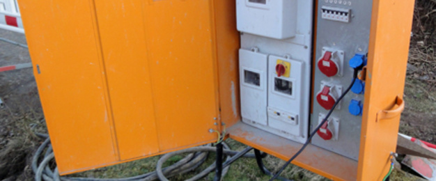 Baustrom bei Elektrotechnik Dreyße in Herbsleben