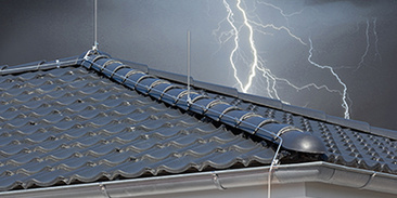 Äußerer Blitzschutz bei Elektrotechnik Dreyße in Herbsleben